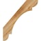 Ekena Millwork 4"W x 24"D x 28"H Olympic Rough Sawn Knee Brace, Western Red Cedar BRC04X24X28OLY00RWR - alternate 3